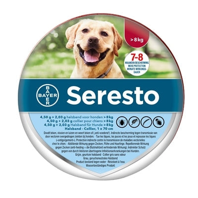 Bayer Seresto Teken- En Vlooienband Hond