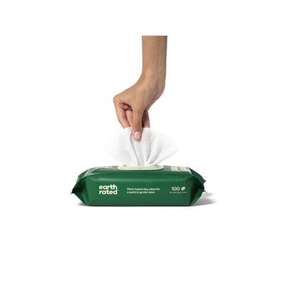 Earth Rated Dog Wipes Geurloos Composteerbaar