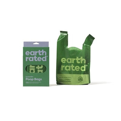 Earth Rated Poepzakjes Met Handvaten Lavendel Gerecycled