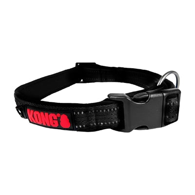 Kong Halsband Hond Nylon Zwart