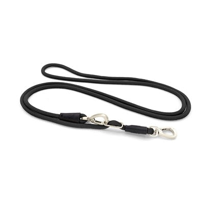 Morso Hondenriem Hands Free Soft Rope Gerecycled Zwart
