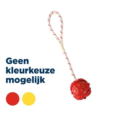 Trixie Bal Aan Touw Natuurrubber Drijvend Limegroen