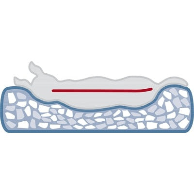 Trixie Hondenmand Huis Noah Vitaal Schuimrubber Lichtgrijs