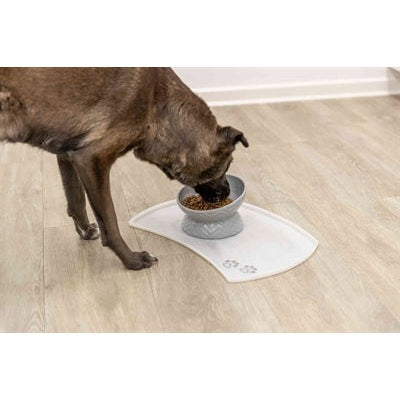 Trixie Verhoogde Voerbak / Waterbak Keramiek Grijs